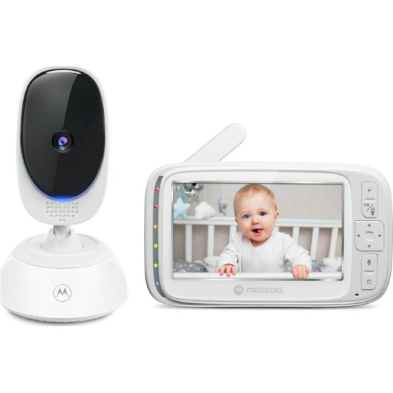 Motorola Electronic Nanny VM75 Video Monitor 5 White - (120MOTOVM75)