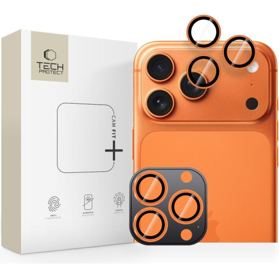 Tech-Protect Oslona Aparatu Camring FIT+ Iphone 14 Pro / Max / 15 Pro / Max / 16 Pro / Max / 17 Pro / Max Cosmic ORANGE
