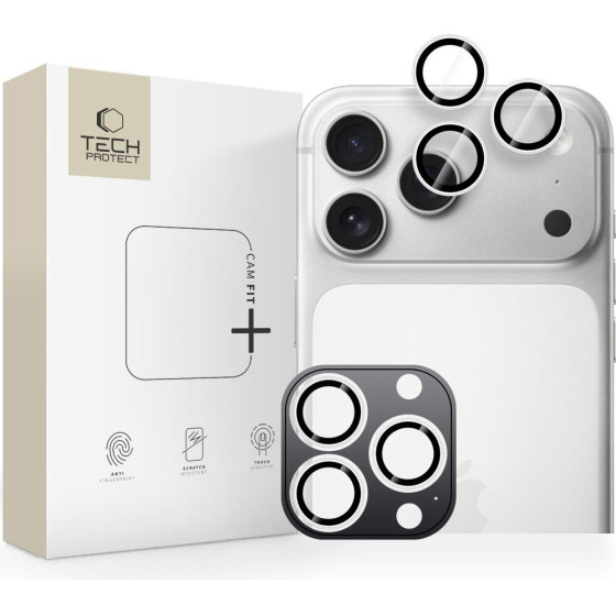Tech-Protect Oslona Aparatu Camring FIT+ Iphone 14 Pro / Max / 15 Pro / Max / 16 Pro / Max / 17 Pro / Max SILVER
