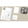 Tech-Protect Oslona Aparatu Camring FIT+ Iphone 14 Pro / Max / 15 Pro / Max / 16 Pro / Max / 17 Pro / Max SILVER