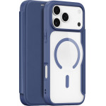 Dux Ducis Skin X Pro Iphone 17 Pro Case With Wallet, Magsafe Compatible - Blue - (Etui Dux Ducis Iphone 17 Pro Skin X Pro Blue)