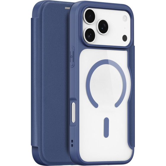 Dux Ducis Skin X Pro Iphone 17 Pro Max Case With Wallet, Magsafe Compatible - Blue - (Etui Dux Ducis Iphone 17 Pro Max Skin X Pro Blue)