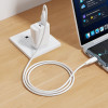 Hoco Silicone Cable Usb A To Usb C 3A 1 m X124 white