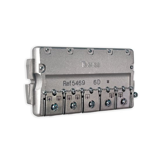 Televes 5469 SPLITTER 6 WAYS EASY-F ALL BAND DC
