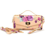 Evelatus Case universal pocket Universal Either Wallet Flower Beige - (EVEEWF14B)