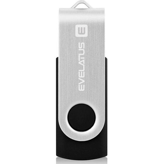 Evelatus Flash drive USB Flash to Type C EFD02 64GB Black - (EUSBTPC64GBB)