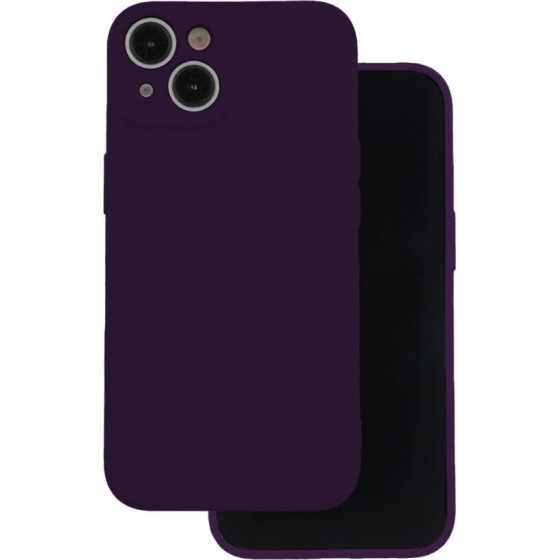 iLike Back panel cover Apple Silicon case for iPhone 16 Plus 6,7 Plum - (GSM186750)