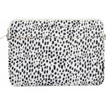 iLike Laptop Bag 15-16 Inches Fabric Laptop Bag With Strap Leopard White - (ILIUN16LBLW)
