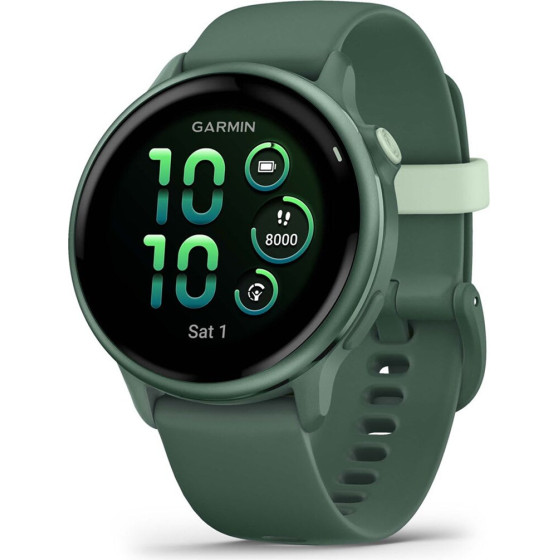 Garmin Vivoactive 6 3.05 Cm (1.2'') Amoled 42 Mm Digital 390 x 390 Pixels Touchscreen Green Wi-Fi Gps (satellite) - (010-02985-02)