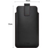 Tech-Protect SM65 Universal Phone Pouch 6.0-6.9 Inch BLACK/RED