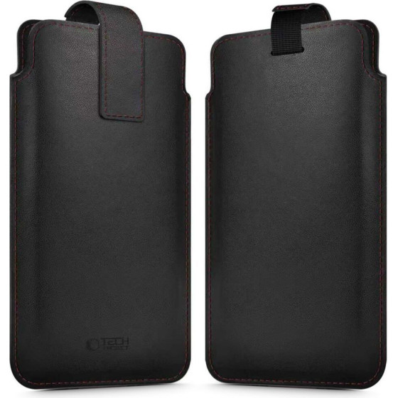Tech-Protect SM65 Universal Phone Pouch 6.0-6.9 Inch BLACK/RED