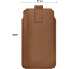 Tech-Protect SM65 Universal Phone Pouch 6.0-6.9 Inch BROWN