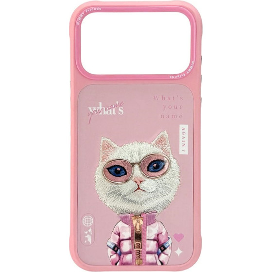 Nimmy Cool&Cute 2.0 Cat Case For Iphone 17 Pro - Pink - (NIM000206-0)