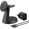 Anker Wireless Charger Maggo 3in1, 15W, 1.67A, Black - (B25M4G11)