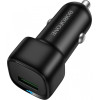 Borofone Car Charger BZ34 Cloud, 18W, 3A, 1 x USB-A, Black