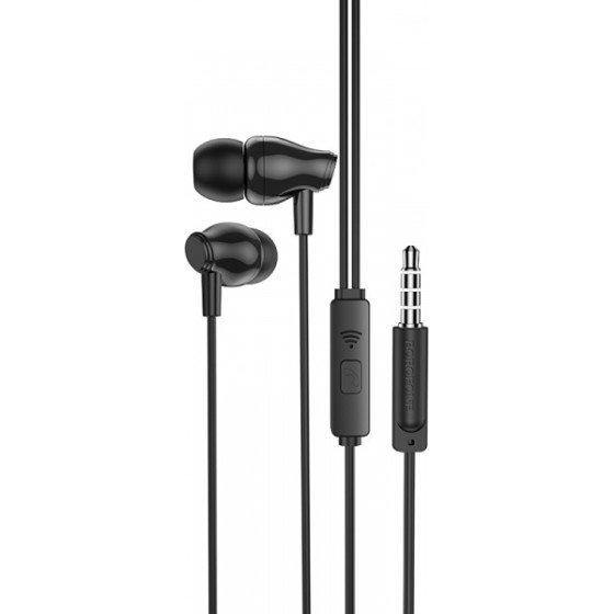 Borofone Handsfree 3.5mm BM61 Wanderer, Black