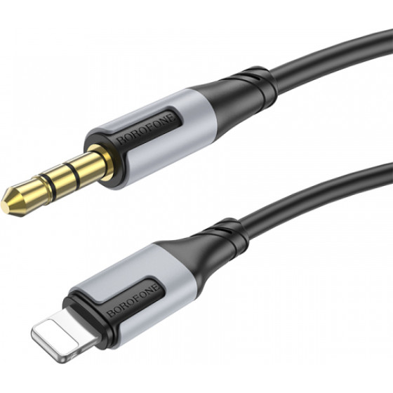 Borofone Lightning To 3.5mm Audio Cable BL19 Creator, 1m, Black
