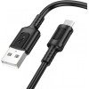 Borofone USB-A To Microusb Cable BX111 Feliz, 18W, 2A, 1m, Black