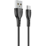 Borofone USB-A To USB-C Cable BX51 Triumph, 18W, 2.4A, 1m, Black