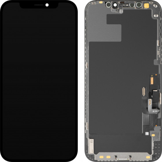 MP Lcd Display Module For Apple Iphone 12 / 12 Pro, Oled Diagnostic Version, Aftermarket, Black