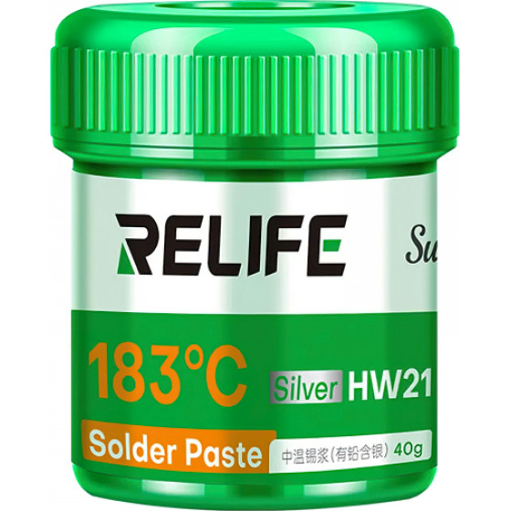 RELIFE Solder Paste HW21, 40g, Melting Point 183 degrees