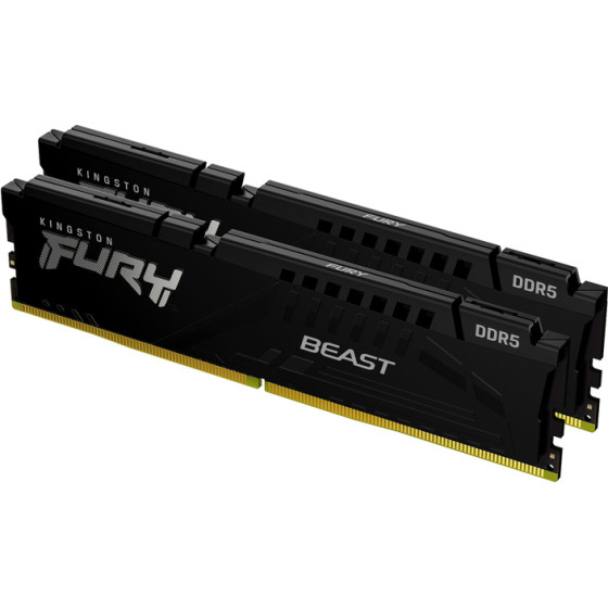 Kingston Memory Fury Beast Black DDR5, 6000MT/s, 16GB Kit Of 2, Expo - (KF560C30BBEK2-16)