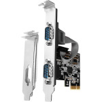 Axagon Pcie 2x Serial Port (RS-232) / 250 Kbps / Lp Bracket - (PCEA-S2N)