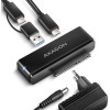 Axagon USB-A/C Pro Adapter Pro 2,5''/3,5'' Sata SSD/Hdd / Usb 3.2 Gen2 / Sata 6G / USB-A + USB-C / 0,6m - (ADSA-FPX)