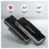 Axagon USB-A/C Pro Adapter Pro 2,5''/3,5'' Sata SSD/Hdd / Usb 3.2 Gen2 / Sata 6G / USB-A + USB-C / 0,6m - (ADSA-FPX)