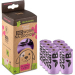 Starch Bag STARCHBAG BIO compostable poop bags lilac - 8x15 pcs