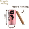 Starch Bag STARCHBAG BIO compostable poop bags lilac - 8x15 pcs