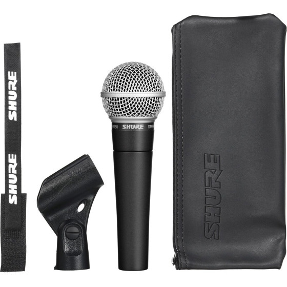 SHURE SM58 Black Stage/performance microphone - (SM58-LCE)