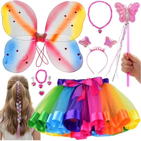 Kruzzel Butterfly Costume 6 Piece 26742 - (18533-0)