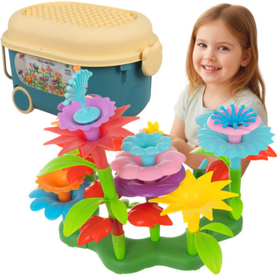 Kruzzel Construction blocks - garden 139 pieces 26331 - (18500-0)