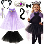Kruzzel Kitten costume - 7-piece set 26474 - (18528-0)