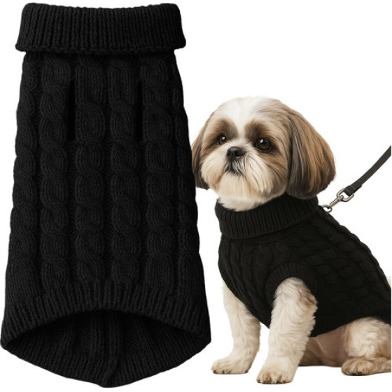 Purlov Dog/cat clothes size L black 26218 - (18373-0)