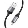 Hoco USB-A to Lightning Cable X117, 18W, 2.4A, 1m, Black