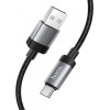 Hoco USB-A to USB-C Cable X117, 60W, 3A, 1m, Black