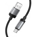Hoco USB-A to USB-C Cable X117, 60W, 3A, 1m, Black