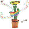 EXTRALINK Dancing Cactus Toy With Sombrero Toys, Singing For Kids Led Usb - (EX.24237)