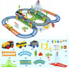 EXTRALINK Electric Train Track King Kids, With Locomotive And Battery-Powered Car - (EX.39838)