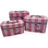 EXTRALINK Lifestyle Women's Cosmetic Bag Organizer 3-in-1 Makeup Case 245 - (EX.37827)
