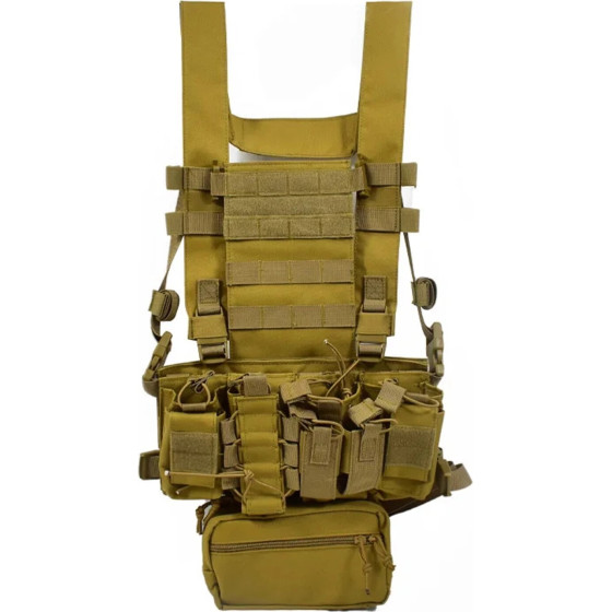 EXTRALINK Military Tactical Vest Molle Protective Airsoft Asg MIL-1122 - (EX.37001)