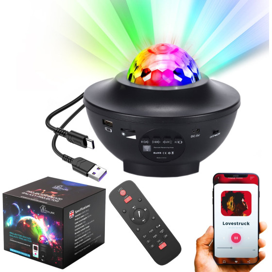 EXTRALINK Night Lamp, Home Star Projection Sphere - (PROJEKTOR-GWIAZD-09)