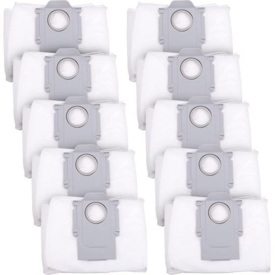 EXTRALINK Roborock S And Q Series Vacuum Bags Set, 10 Pieces, Compatible With S7 Maxv Ultra, S8 Pro Ultra, Q5, Q7, Q8 Max Q - (EX.23148)