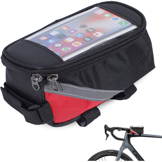 EXTRALINK Waterproof Bike Bag, Phone Holder Case - (EX.26507)