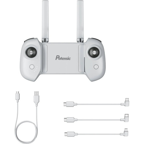 POTENSIC Drone Controller, Usb Charging Cable, 3 Otg Cables - (AT-RC)