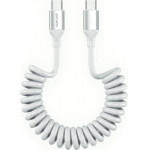 4smarts Cable spiral USB-C do USB-C 240W white - (541601)