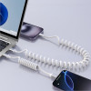 4smarts Cable spiral USB-C do USB-C 240W white - (541601)