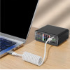 4smarts Cable spiral USB-C do USB-C 240W white - (541601)